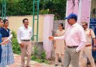 నీట్ పరీక్ష కేంద్రాన్ని సందర్శించిన ఎస్పీ నరసింహ