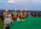 అంగరంగ వైభవంగా భక్తిశ్రద్ధలతో భద్రాద్రిలో గోదావరి హారతి