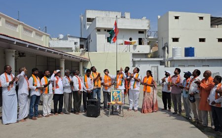 బిజెపి కార్యాలయంలో తెలంగాణ రాష్ట్ర ఆవిర్భావ దినోత్సవ వేడుకలు