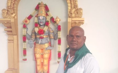 తిరుపతి పరకనామ సేవలో మద్దిరాలవాసి చిన్నపాక మురళి