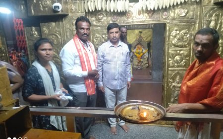 శ్రీ తిమ్మప్ప స్వామి దేవాలయానికి ఫ్రిడ్జ్ వితరణ