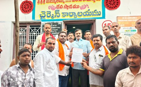 జములమ్మ దేవాలయ పరిసరాలలో హలాల్ నిషేధించి జట్కా పద్ధతి ప్రవేశపెట్టాలి : విశ్వహిందూ పరిషత్ – బజరంగ్ దళ్