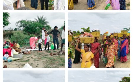 గంప జాతరకు బయలుదేరిన భక్తులు