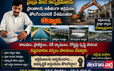 వరద బీభత్సాన్ని దృష్టిలో ఉంచుకొని  భవిష్యత్తు కార్యాచరణ    ప్రకటించాలి