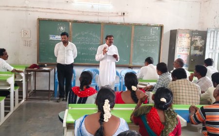 మండలంలో ప్రధానోపాధ్యాయులు మరియు వంట ఏజెన్సీలకు MDM పై ఒకరోజు శిక్షణ కార్యక్రమం
