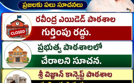 వడ్డేపల్లి మండలంలో విద్యాశాఖ అధికారుల దాడులు ప్రజలకు పలు సూచనలు