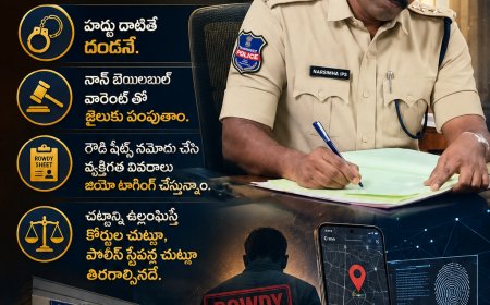సమాజంలో అభద్రత భావం కల్పించే వారిపై కఠిన చర్యలు