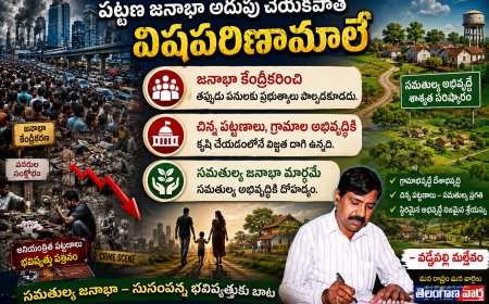 పట్టణ జనాభా అదుపు చేయకపోతే విషపరిణామాలే 
