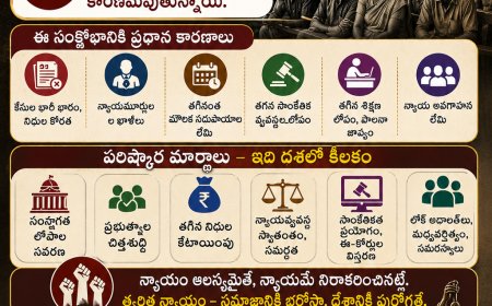 అపరిస్కృత కేసుల సంఖ్య గణనీయంగా పెరగడం  న్యాయ వ్యవస్థకు సవాలుగా మారింది