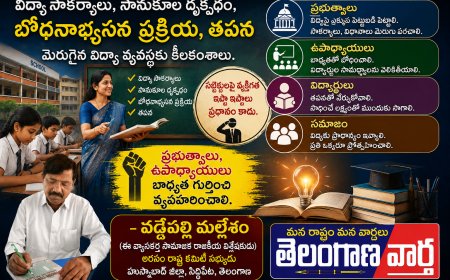 విద్యా సౌకర్యాలు,  సానుకూల దృక్పథం, బోధనాభ్యసన ప్రక్రియ,