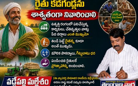రైతు కడగండ్లను శాశ్వతంగా నివారించాలి.