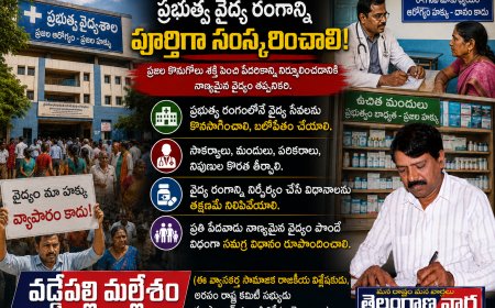 ప్రభుత్వ రంగంలోనే  కొనసాగించడంతోపాటు వైద్య రంగాన్ని పూర్తిగా సంస్కరించాలి