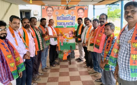 డాక్టర్ శ్యామప్రసాద్ ముఖర్జీ వర్ధంతి సందర్భంగా ఘన నివాళులుసమర్పించిన భా.జ.పా 