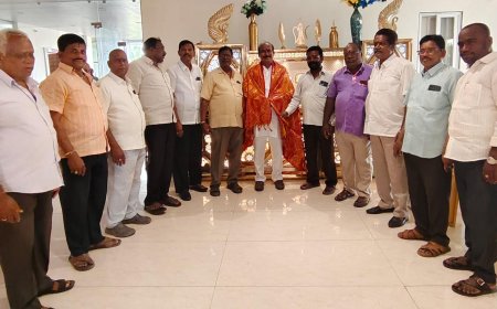 ఆర్యవైశ్య ఆధ్వర్యంలో బెలిదె శ్రీనివాస్ కు ఘనంగా సన్మానం