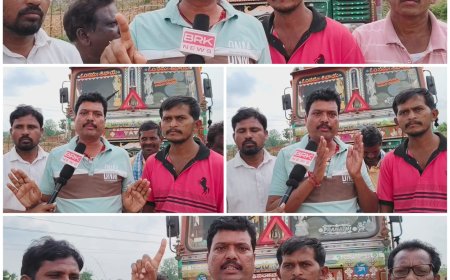 ఇసుక లారీలు నిలిపివేత