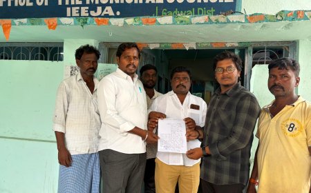 అక్రమ కట్టడాలపై కమిషనర్‌కు ఫిర్యాదు