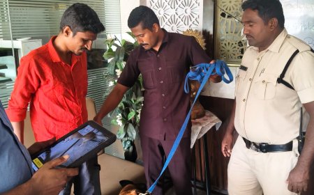జిల్లా కేంద్రంలో పోలీసు విస్తృత తనిఖీలు.