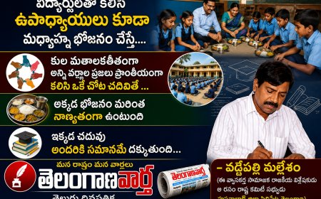 విద్యార్థులతో కలిసి ఉపాధ్యాయులు కూడా మధ్యాహ్న భోజనం చేస్తే...