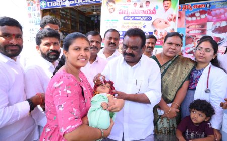 ప్రతి చిన్నారి నిండు జీవితానికి  రెండు  పోలియో చుక్కలు