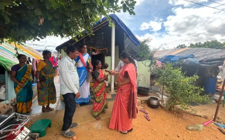 ఐజ.బుడగ జంగాల కాలనీలో పోలియో కేంద్రం పరిశీలన జిల్లా వైద్య అధికారిణి