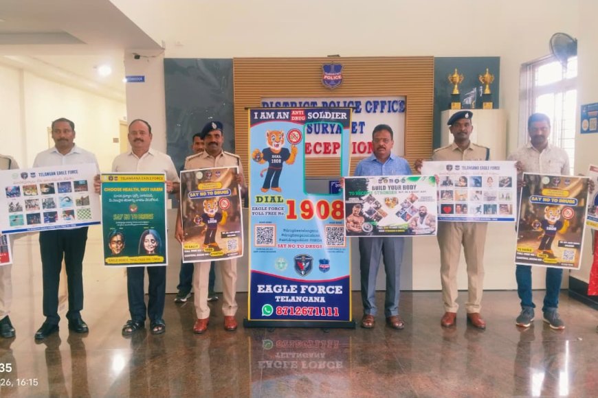 డ్రగ్స్ నిర్మూలనకు ప్రతి పౌరుడు సైనికుడిగా మారాలి  సూర్యాపేట జిల్లా ఎస్పీ నరసింహ