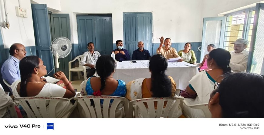  PHC ఐజ నందు NCD కార్యక్రమంపై సమీక్షా సమావేశం