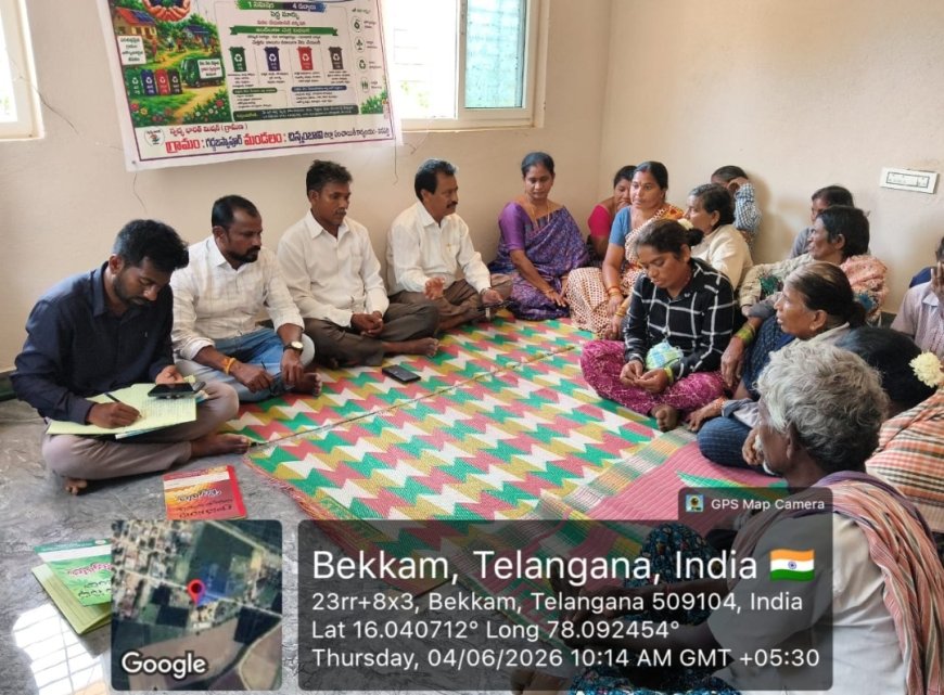 గ్రామసభను విజయవంతం చేసిన అధికారులు