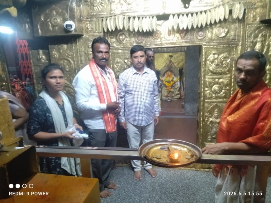 శ్రీ తిమ్మప్ప స్వామి దేవాలయానికి ఫ్రిడ్జ్ వితరణ