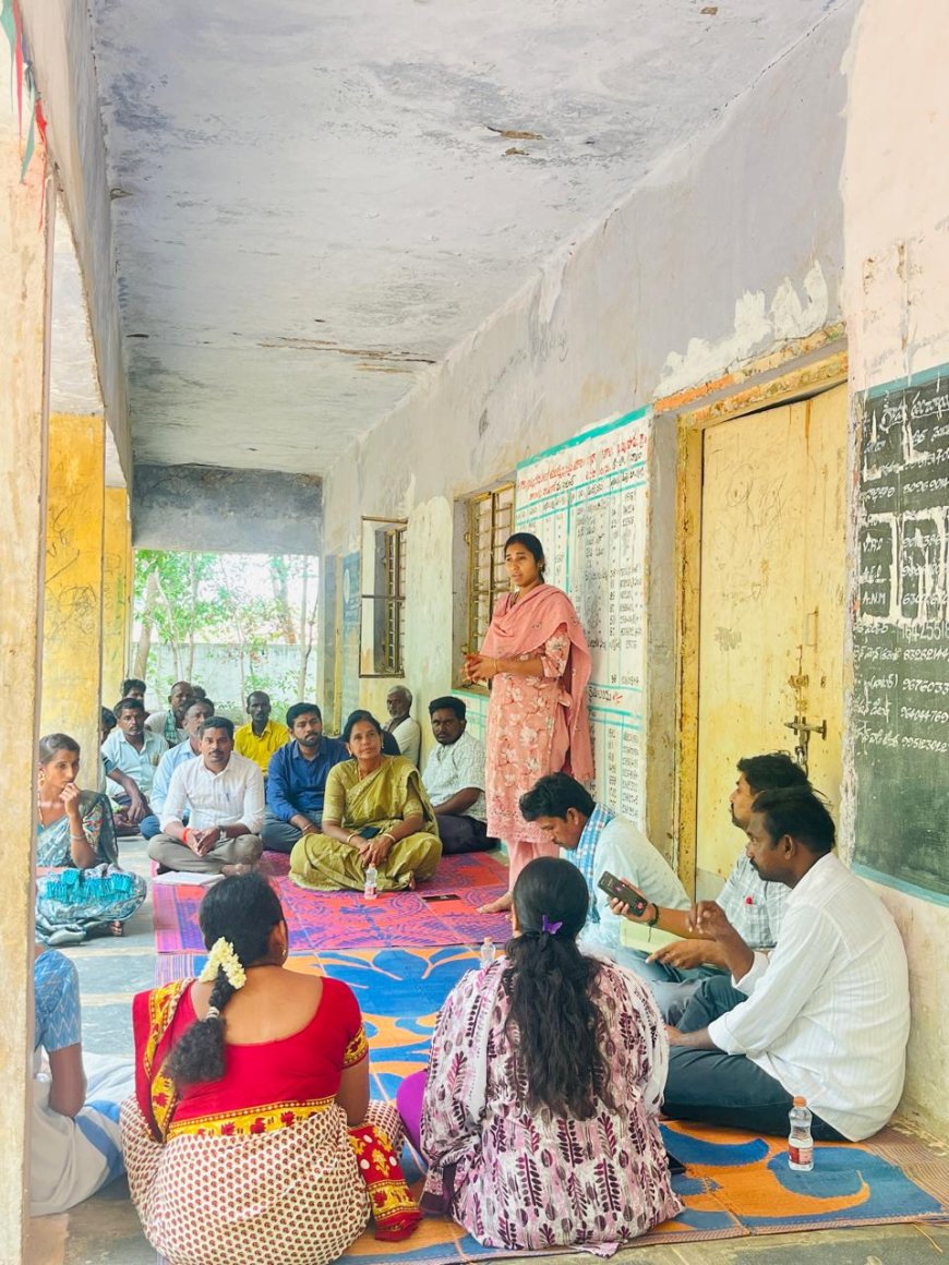బాల్య వివాహాల నిర్మూలన, పిల్లల రక్షణ భద్రతపై ప్రజలకు అవగాహన కల్పించిన ఎమ్మార్వో నందిని చైల్డ్ ప్రొటెక్షన్ కౌన్సిలర్ సురేష్