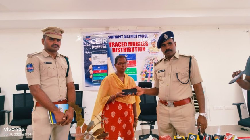 ప్రతి నెల 100 కు పైగా ఫోన్స్ రికవరీ చేస్తున్న జిల్లా పోలీస్