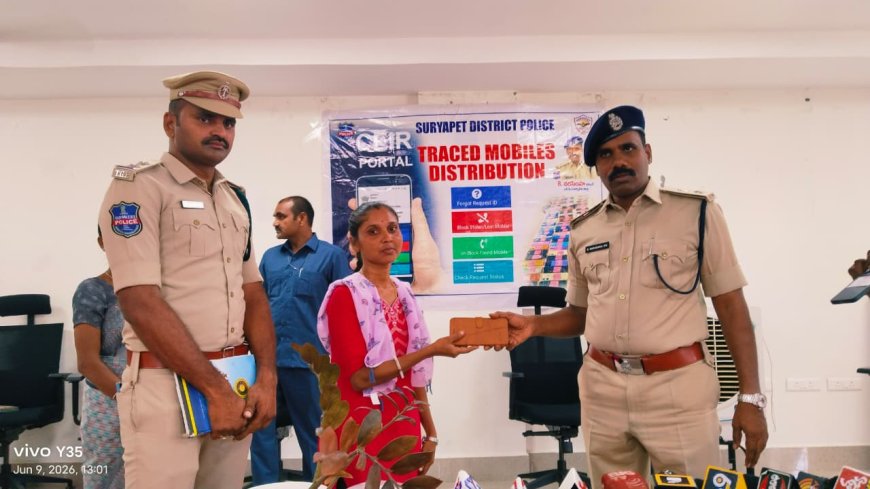 ప్రతి నెల 100 కు పైగా ఫోన్స్ రికవరీ చేస్తున్న జిల్లా పోలీస్