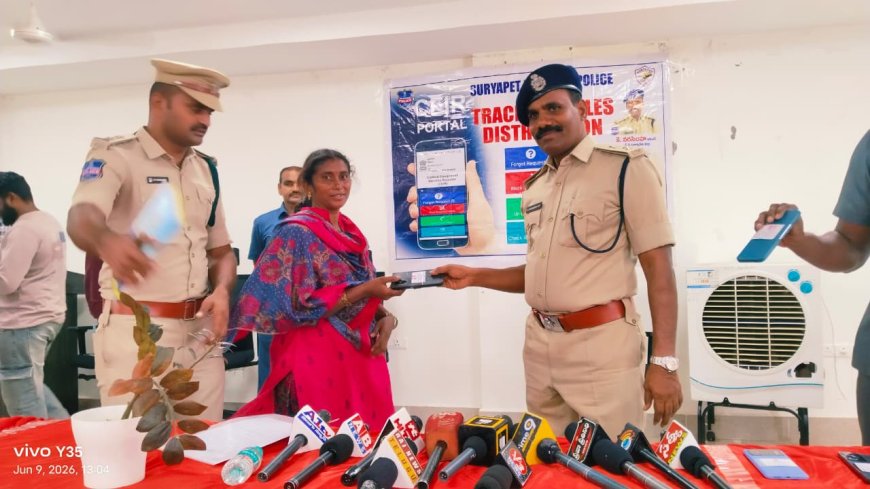 ప్రతి నెల 100 కు పైగా ఫోన్స్ రికవరీ చేస్తున్న జిల్లా పోలీస్