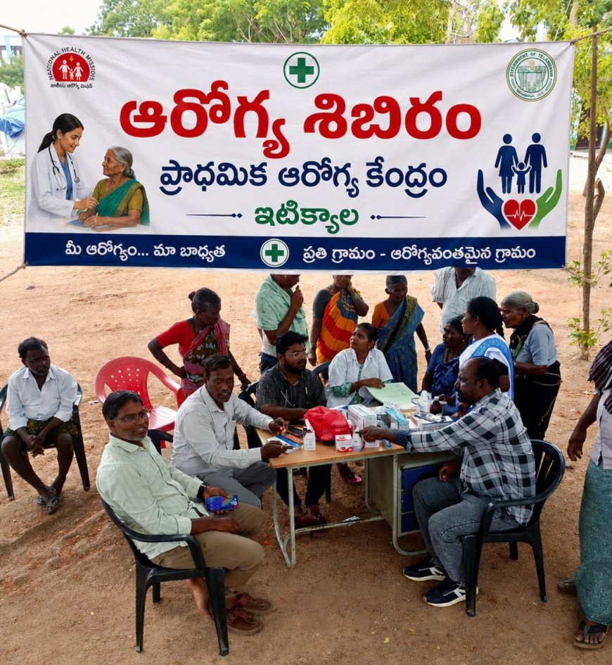 సాతర్ల గ్రామంలో వైద్య శిబిరం