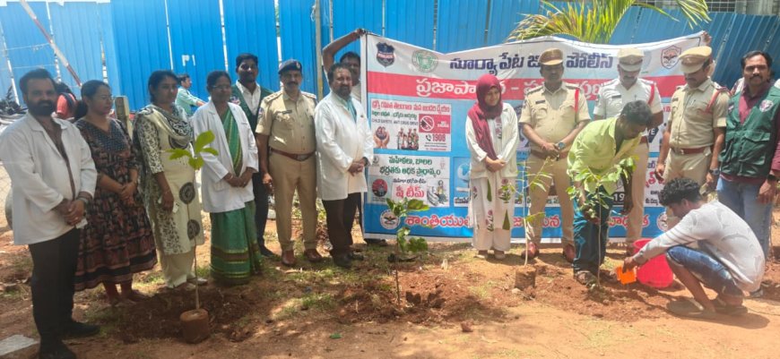 ప్రజాపాలన ప్రగతి ప్రణాళిక లో భాగంగా మాదకద్రవ్యాల అనర్ధాల పట్ల అవగాహన కోసం పోలీసు వినూత్న కార్యక్రమం.
