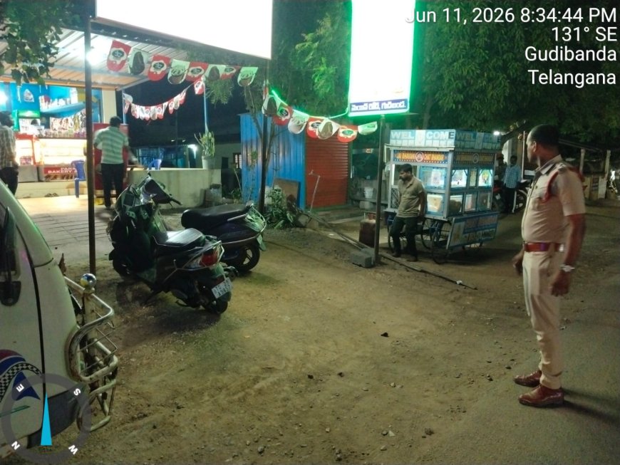  ప్రజా రక్షణే ధ్యేయం: సూర్యాపేట జిల్లా పోలీసుల నిరంతర అప్రమత్తత.