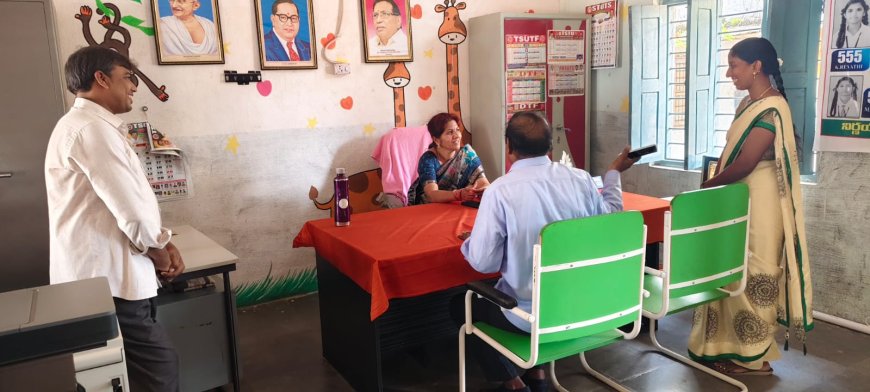 పాఠశాలను ఆకస్మికతనికి డిఇఓ.
