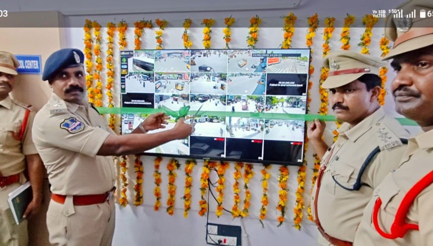 సూర్యాపేట ఒకటో పట్టణ పోలీస్ స్టేషన్‌ను వార్షిక తనిఖీ చేసిన జిల్లా ఎస్పీ నరసింహ
