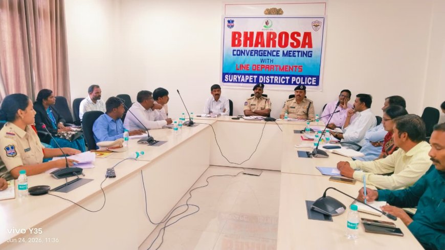మహిళా, బాలల రక్షణకు అన్ని శాఖల అధికారులు సమన్వయంతో కృషి చేయాలి: జిల్లా ఎస్పీ నరసింహ ఐపీఎస్