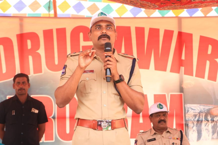 జన సంద్రంలా సాగిన మాదకద్రవ్యాల నిర్మూలన ర్యాలీ