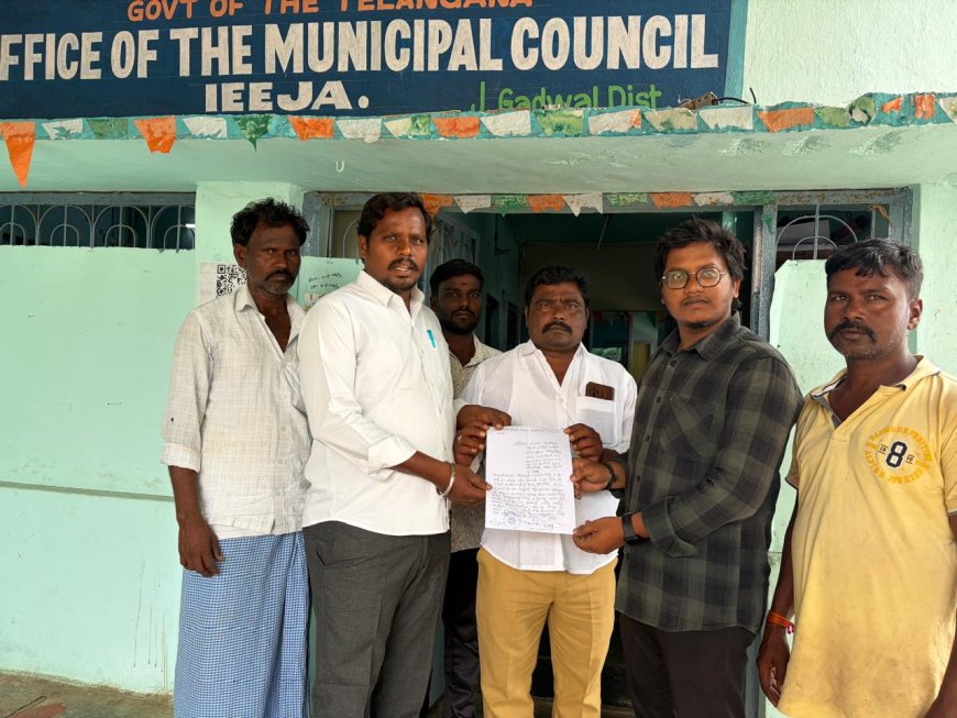 అక్రమ కట్టడాలపై కమిషనర్‌కు ఫిర్యాదు