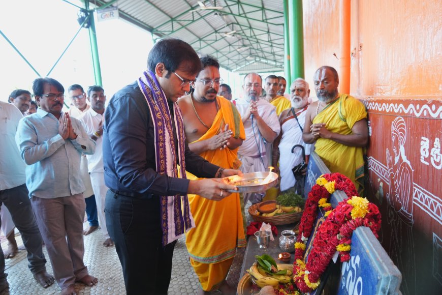 భద్రాచల శ్రీ సీతారామచంద్ర స్వామి వారి ఆలయ పునరుద్ధరణ పనులు ప్రారంభం