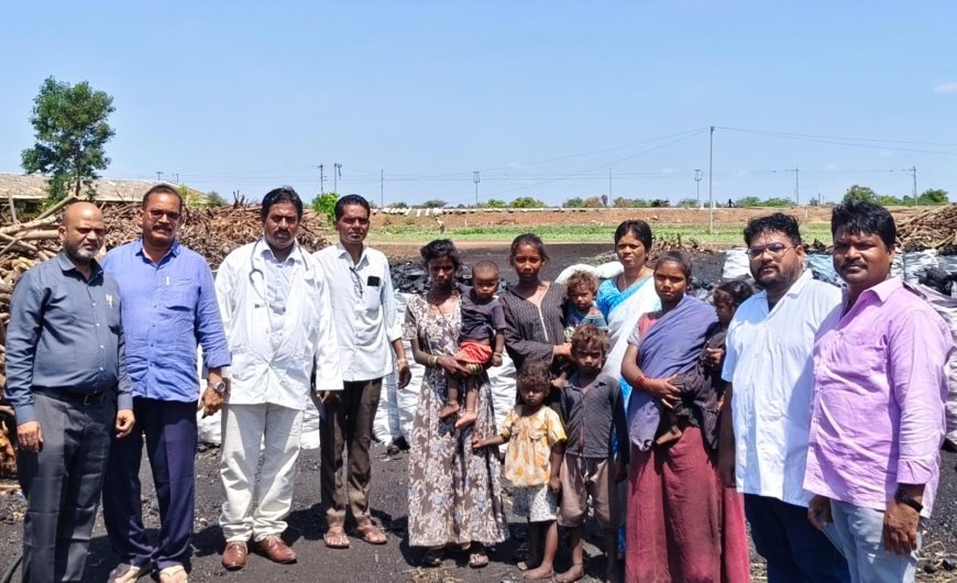 బొగ్గుల బట్టి  లో నివసించే పిల్లలకు *పోలియో చుక్కలు 