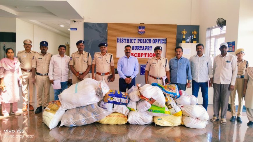 సూర్యాపేట జిల్లా పోలీసు సీజ్ చేసిన 227.18 కేజీల గంజాయి నిర్విర్యం
