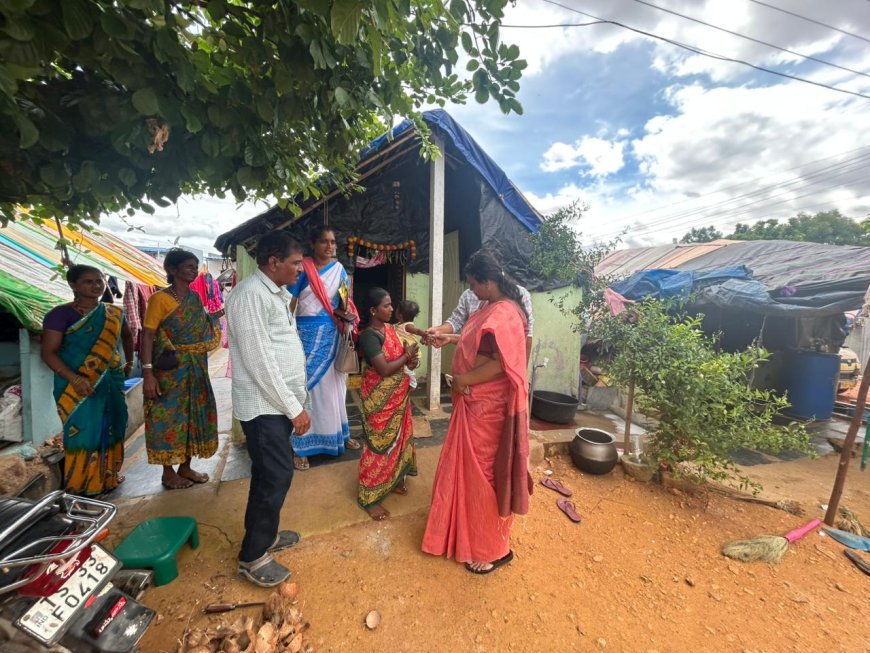 ఐజ.బుడగ జంగాల కాలనీలో పోలియో కేంద్రం పరిశీలన జిల్లా వైద్య అధికారిణి
