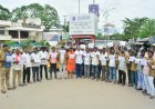 పెట్రోల్ , డీజిల్ , గ్యాస్ ధరలు తగ్గించాలి ట్రాన్స్పోర్ట్ డ్రైవర్లకు , కార్మికులకు సంక్షేమ బోర్డు ఏర్పాటు చేయాలి - వై విక్రమ్ 