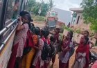 స్కూల్ సమయానికి బస్సులు లేవు: విద్యార్థుల నరక ప్రయాణం!