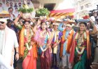 గోల్కొండ కోట జగదాంబిక అమ్మవారికి తొలి బోనంతో ప్రారంభమైన ఆషాడ బోనాల ఉత్సవాలు