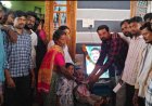 మృతుని కుటుంబానికి ఆర్థిక సహాయం అందజేత