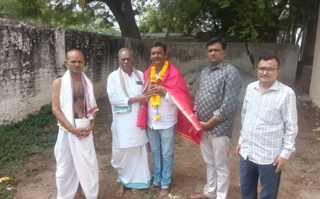 శ్రీ తిమ్మప్ప స్వామి భక్తులకు వసతి గృహ నిర్మాణం కు భూమి పూజ