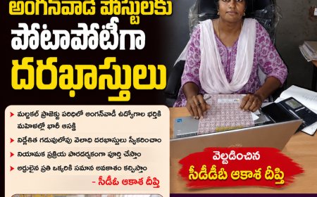 మల్దకల్ ఐసీడీఎస్ ప్రాజెక్టు పరిధిలో అంగన్‌వాడీ పోస్టులకు పోటాపోటీగా దరఖాస్తులు